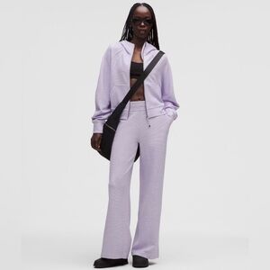 NWT 🍋 Lululemon Scuba Mid-Rise Wide-Leg Pant Waffle